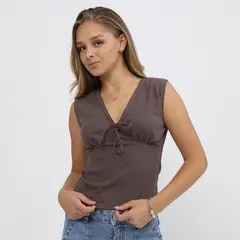 AMERICAN ABBEY - Polo Manga Corta Mujer