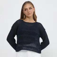 AMERICAN ABBEY - Chompa Manga Larga Mujer