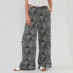 AMERICAN ABBEY - Pantalón Fluido Mujer