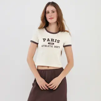 AMERICAN ABBEY - Polo Manga Corta Mujer