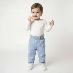 YAMP - Jean Bebé Niña Algodón