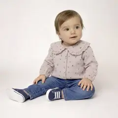 YAMP - Blusa Bebé Niña Manga Larga Algodón