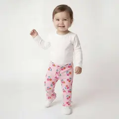 YAMP - Pantalón Bebé Niña Algodón