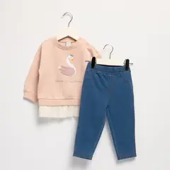YAMP - Conjunto Bebé Niña 2 pzas Algodón