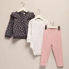 YAMP - Conjunto Bebé Niña Algodón