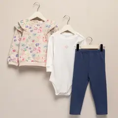 YAMP - Conjunto Bebé Niña Algodón