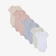 YAMP - Body Bebé Niña Pack X7 Algodón