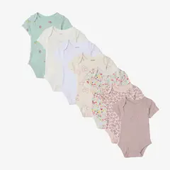 YAMP - Body Bebé Niña Pack X7 Algodón
