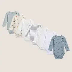 YAMP - Body Bebé Niño Pack X7 Algodón