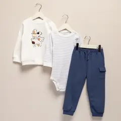 YAMP - Conjunto Bebé Niño Algodón