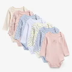 YAMP - Body Bebé Niña Pack X7 Algodón