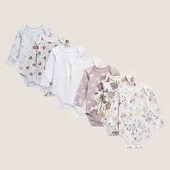 YAMP - Body Bebé Niña Pack X7 Algodón