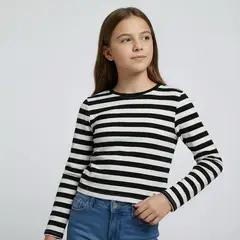 ELEVEN - Polo Niña Manga Larga Algodón