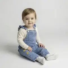 YAMP - Overol Bebé Niña Algodón