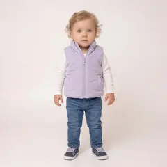 YAMP - Chaleco Bebé Niña Algodón