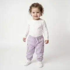 YAMP - Pantalón Bebé Niña Algodón