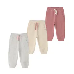 YAMP - Pantalón Buzo Bebé Niña Pack X3 Algodón