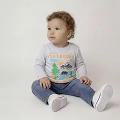 YAMP - Polo Bebé Niño Manga Larga Algodón