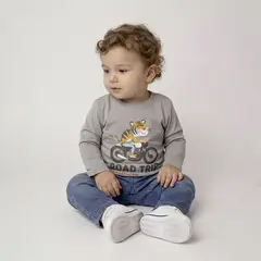 YAMP - Polo Bebé Niño Manga Larga Algodón