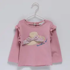 YAMP - Polo Bebé Niña Manga Larga Algodón