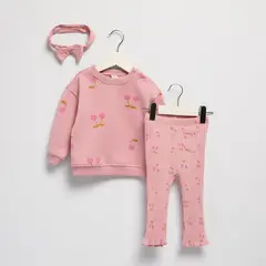 YAMP - Conjunto Bebé Niña Algodón