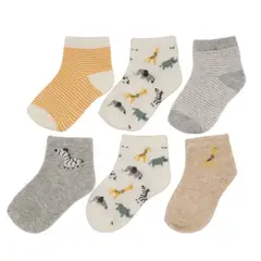 YAMP - Media Bebé Niña Pack X6 Algodón