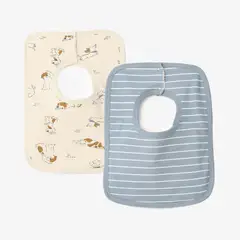 YAMP - Babero Bebé Niña Pack X2 Algodón