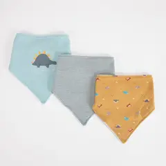 YAMP - Babero Bebé Niña Pack X3 Algodón