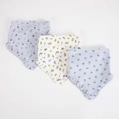 YAMP - Babero Bebé Niña Pack X3 Algodón