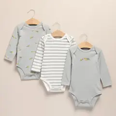 YAMP - Body Bebé Niño Pack X3 Algodón