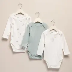 YAMP - Body Bebé Niño Pack X3 Algodón