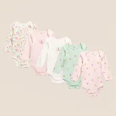 YAMP - Body Bebé Niña Pack X5 Algodón