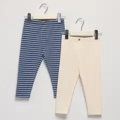 YAMP - Pantalón Bebé Niño Pack X2 Algodón