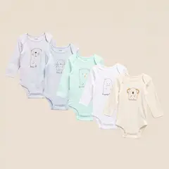 YAMP - Body Bebé Niño Pack X5 Algodón