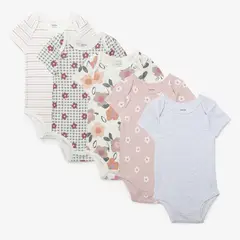 YAMP - Body Bebé Niña Pack X5 Algodón