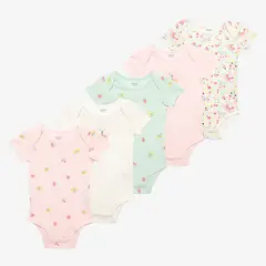 YAMP - Body Bebé Niña Pack X5 Algodón