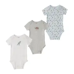 YAMP - Body Bebé Niño Pack X3 Algodón