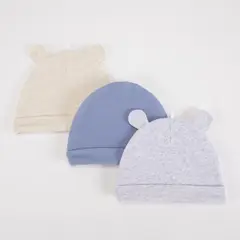 YAMP - Gorro Bebé Niño Pack X3 Algodón