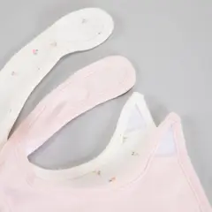 YAMP - Babero Bebé Niña Pack X3 Algodón