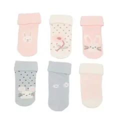 YAMP - Media Bebe Niño Pack X6 Algodón