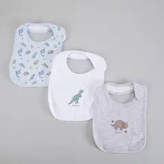 YAMP - Babero Bebé Niño Pack X3 Algodón