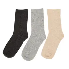 ELEVEN - Medias Largas Niña Pack X3 Algodón