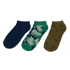 FEDERATION - Medias Cortas Niño Pack X3 Algodón