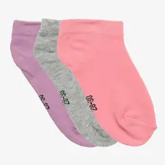 YAMP - Medias Cortas Niña Pack X3 Algodón