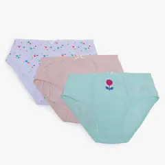 ELEVEN - Calzón Niña Pack X3 Algodón