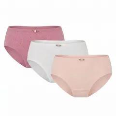 CONIGLIO - Calzón Niña Pack X3 Algodón