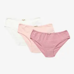 CONIGLIO - Calzón Niña Pack X3 Algodón