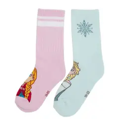 FROZEN - Medias Largas Niña Pack X2 Algodón