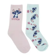 LILO & STITCH - Medias Largas Niña Pack X2 Algodón Lilo Y Stitch