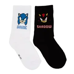 SONIC - Medias Largas Niño Pack X2 Algodón